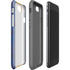 Barbados Flag Dark Wood iPhone SE (2nd & 3rd Gen) Pro Case